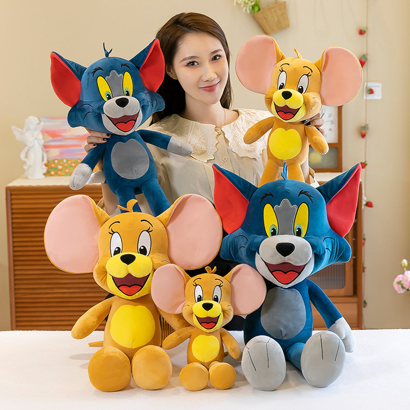 Cartoon Cartoon Doll Cat Mouse Doll Tom Cat Jerry Mouse Children ...