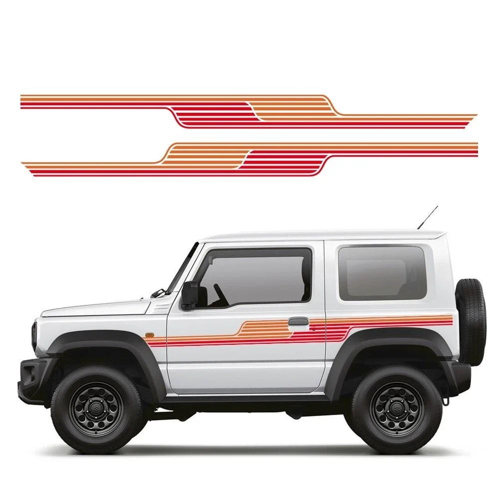 Car Door Side Stickers Auto Boby Stripe Decal Kit For SUZUKI JIMNY ...