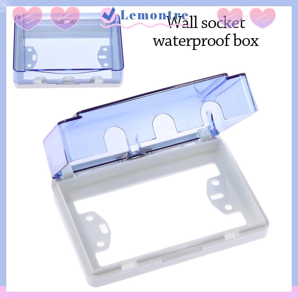 LEMONTRE Socket Waterproof Box, Wall-mounted Self-Adhesive Switch ...