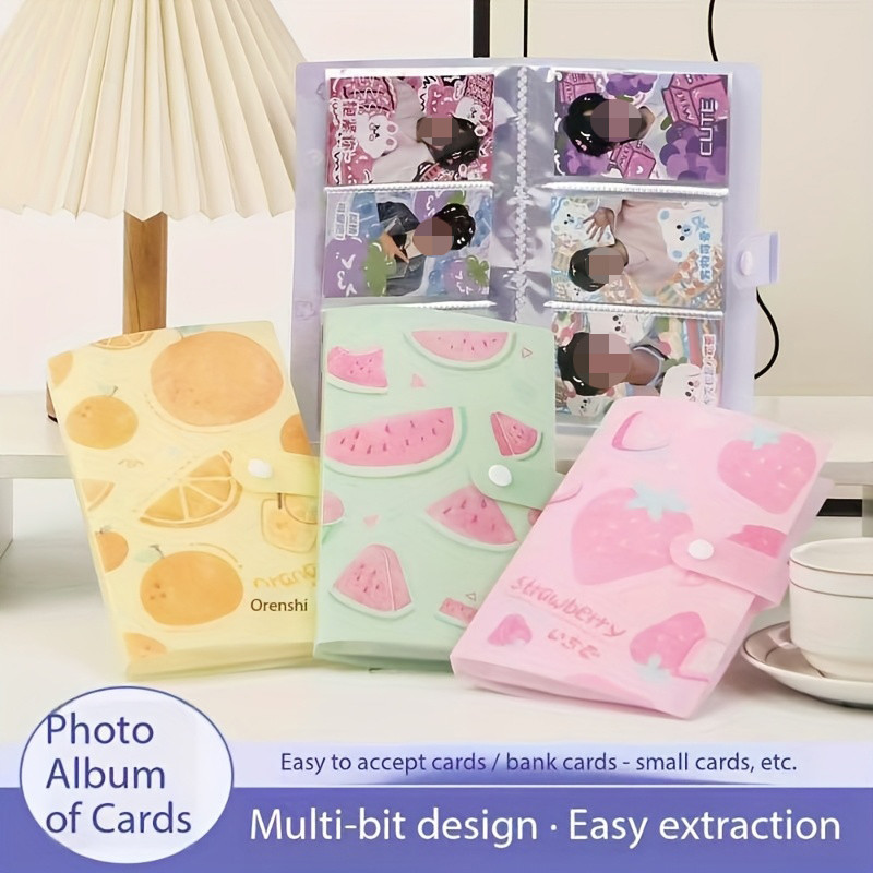 120/240 Slots Collection Album For Small Cards, Business Card Holder ...