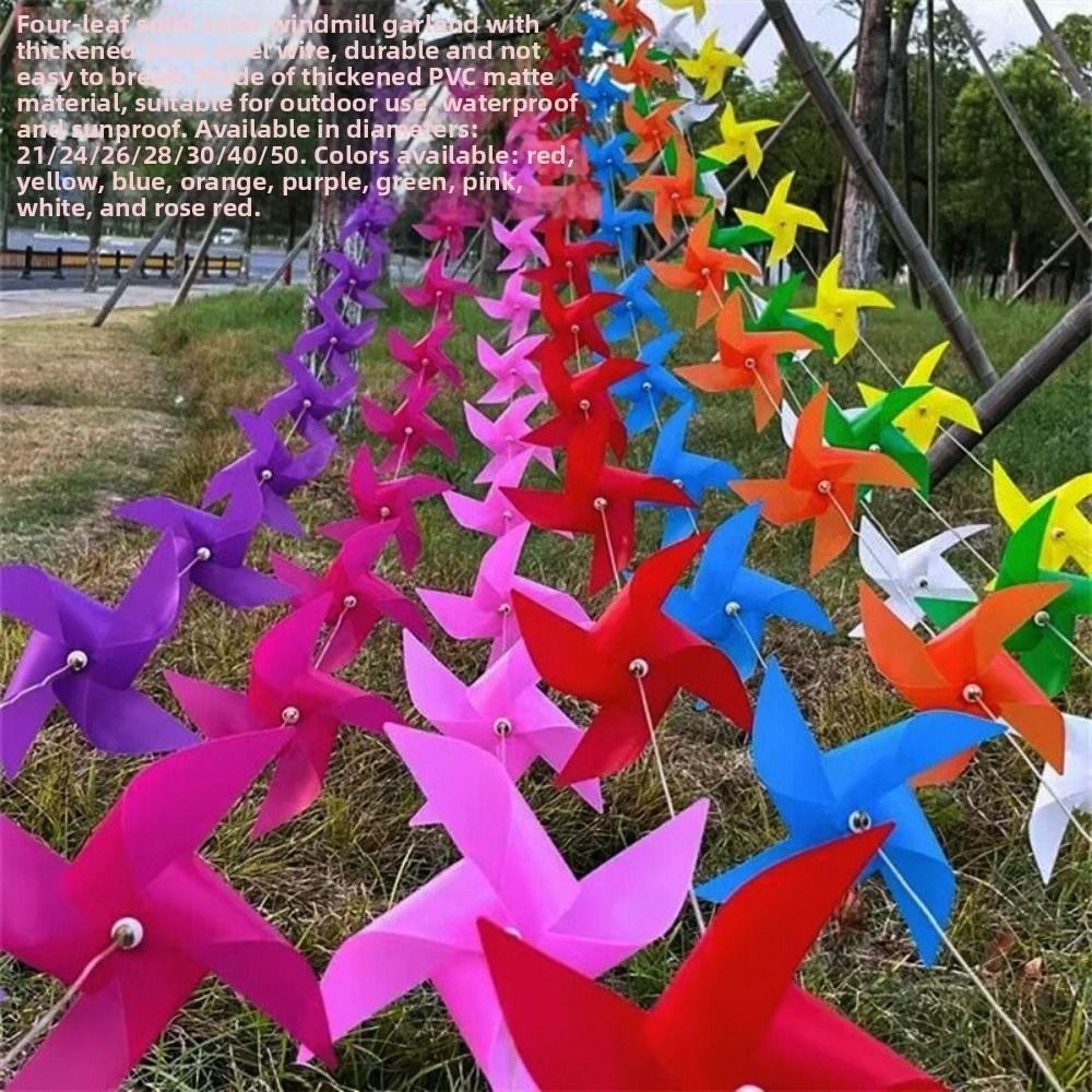 CLEVERHD 10pcs/set Arch Corridor Windmill, with Rope Strings Colorful ...