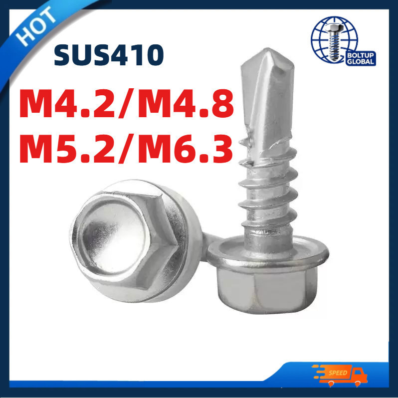 SS410 Tex Screw For Metal For Wood Text Screw For Roofing / Tek Screw ...