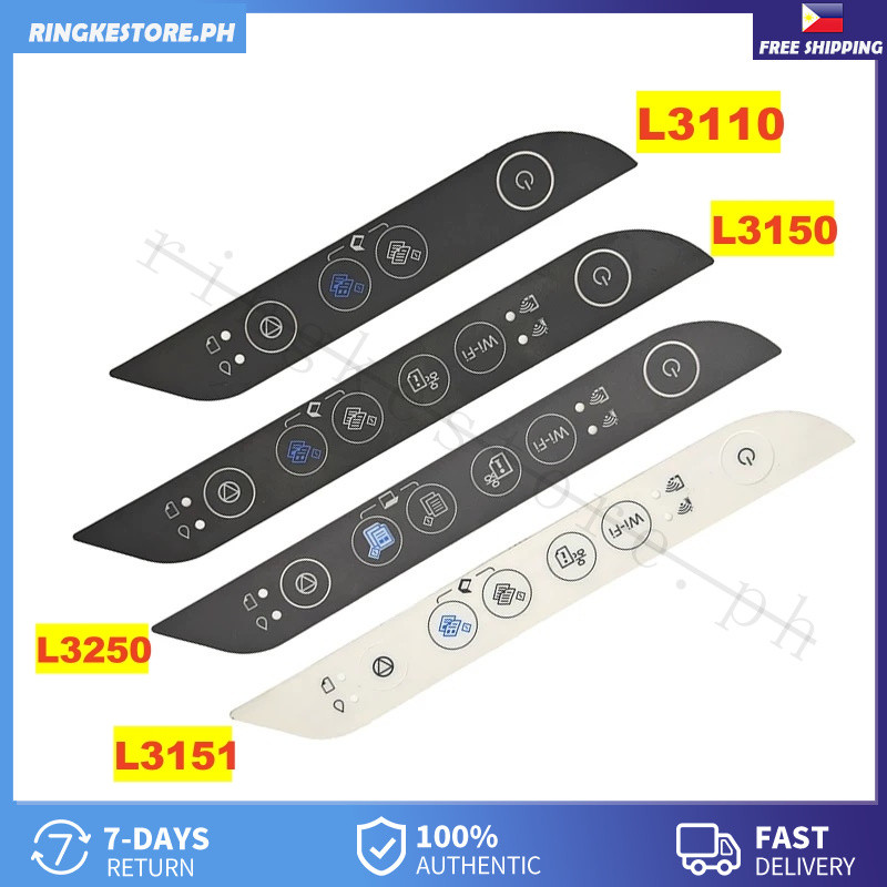 1PC Compatible new Button stickers for Epson L3151 L3156 L3256 L3251 ...