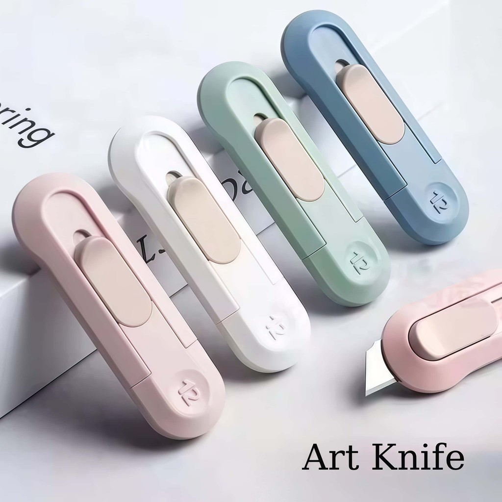 Portable Paper Cutter Mini Size Cutting Knife SK5 Blade 4 Colors DIY ...