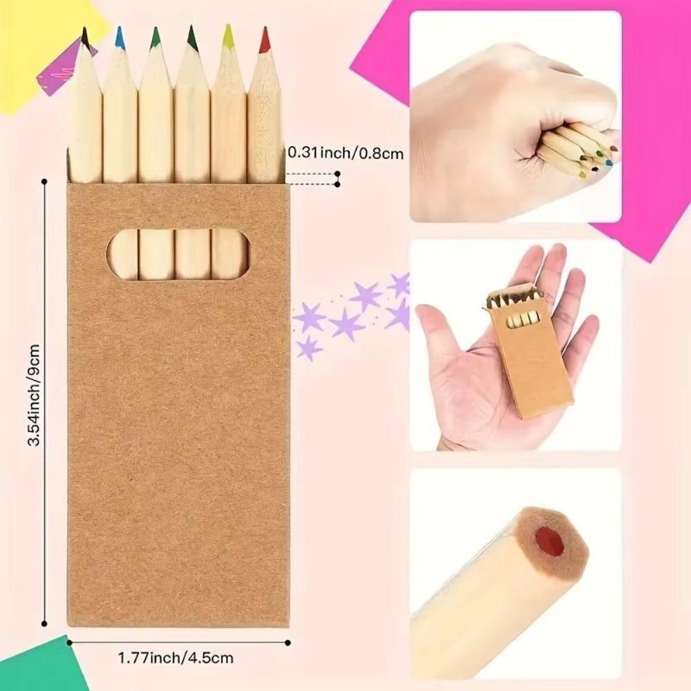 TSUMUGI Color Pencil, Drawing Stationery 8.8CM Colored Pencil, Simple ...