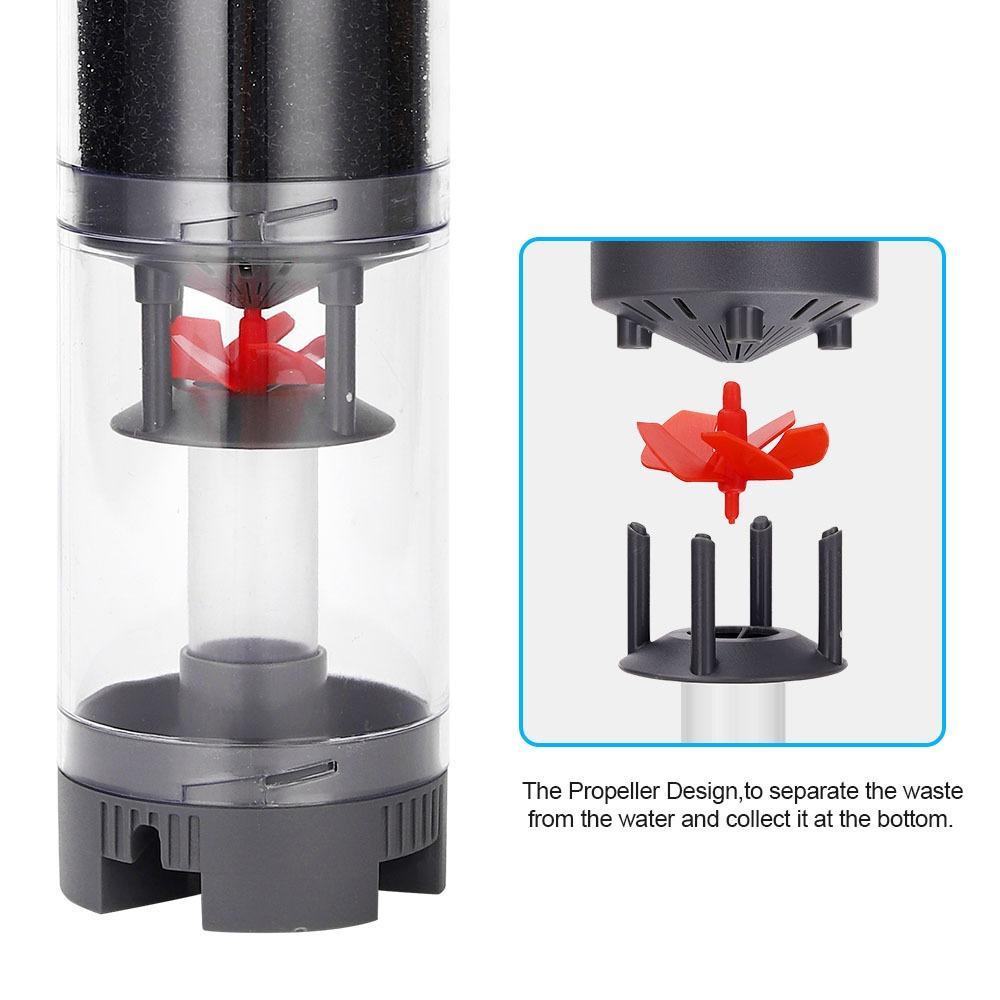 XIMENA Fish Poop Collector, Removable Fish Poop Stool Toilet, Plastic ...