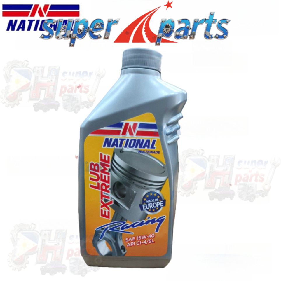 National Engine Oil Lub Extreme Fully Synthetic Sae 15W-40 Liter truck ...
