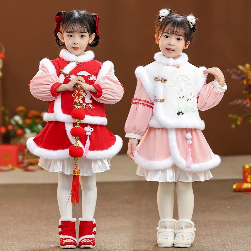 sachin and babi light blue dress Women Winter Fashion Hanfu Chinese Dress Daily Wear main image 0