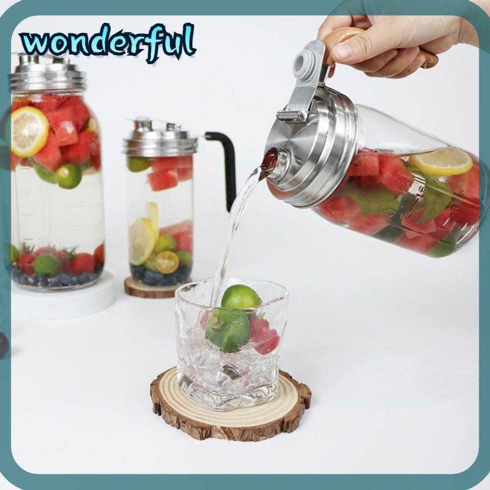 WONDER Mason Jar Lids, Stainless Steel 86mm Mason Jar Pour Spout Lid ...