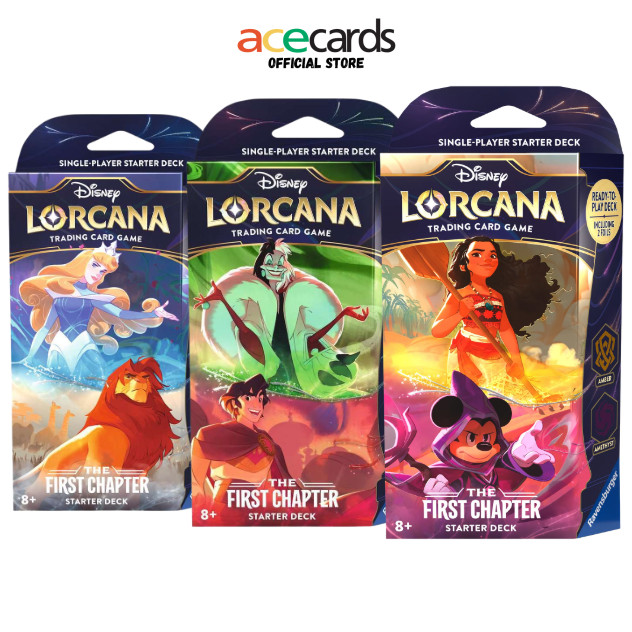 Disney Lorcana The First Chapter Set 1 Starter Deck | Shopee Philippines