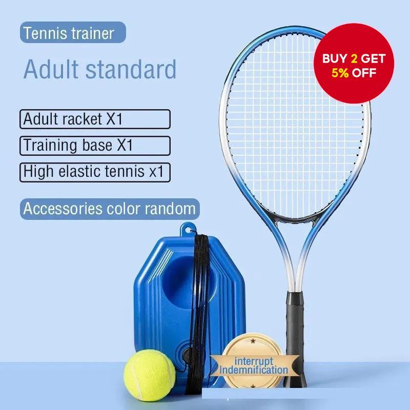 Tennis Trainer, Single Tennis Racket with String Rebound, Self-Training ...