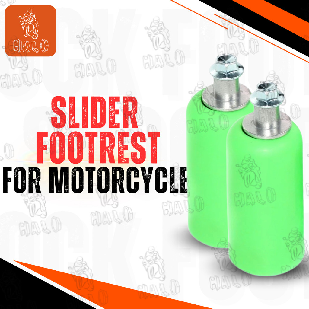 [HALO MOTOR] SLIDER FOOTREST FOR MOTORCYCLE | Shopee Philippines