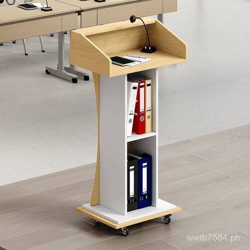 Lectern Podium Receiving Lecture Table Wholesale Movable Welcome Speech ...