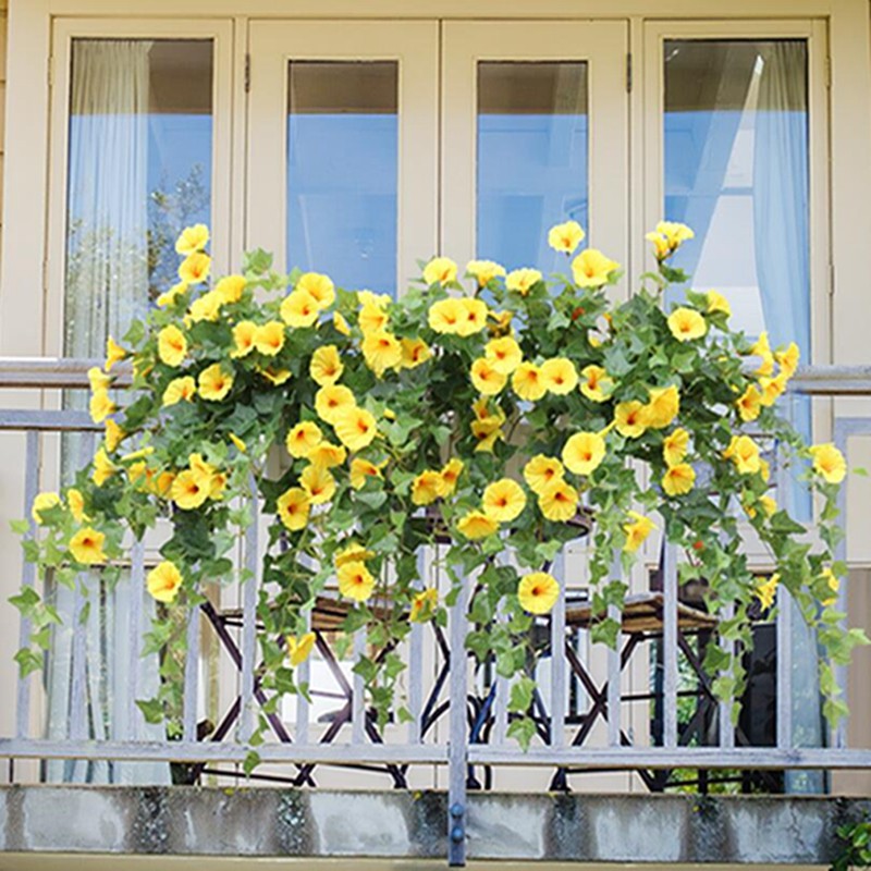 12 Prong Petunia Petunia, Morning Glory, False Flower, Rattan Plastic ...