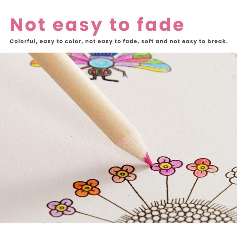 TSUMUGI Color Pencil, Drawing Stationery 8.8CM Colored Pencil, Simple ...