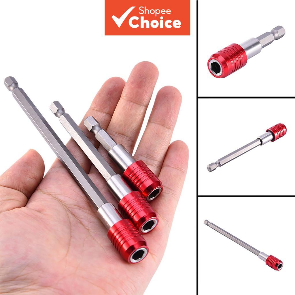 Flexible Drill Extension Rods Set 3Pcs | 1/4 Hex Shank Bit Adapter for ...
