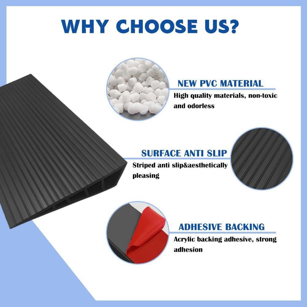 SUBEI1I Rise Threshold Ramps, Carpet To Tile Self Adhesive Floor ...