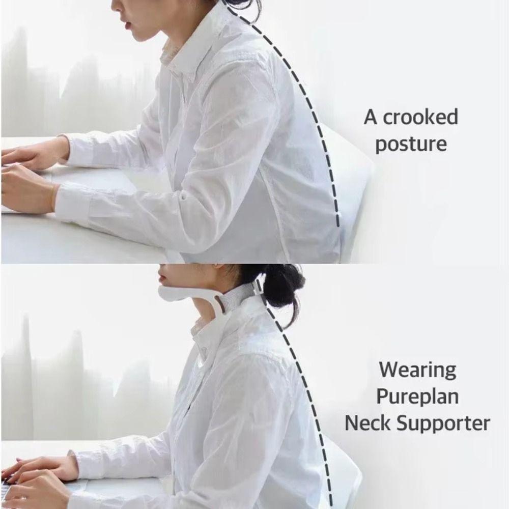 LIGHTHEARTED Cervical Collar Girth Adjustable Support Men Women ...
