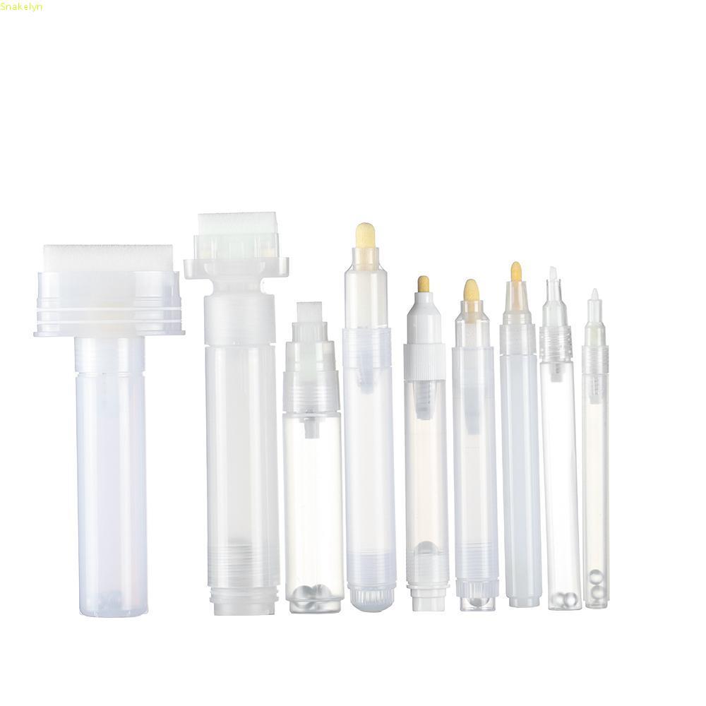SNAKELYN Graffiti Pens Refillable ink Barrels Tube Transparent Empty ...