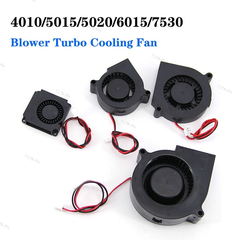 4020 5015 6015 7530 Blower Turbo Cooling Fan Brushless DC 5V 12V 24V ...