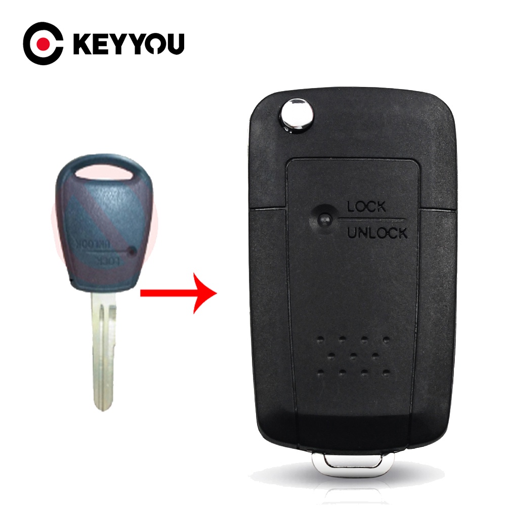 KEYYOU For Hyundai H1 Getz Accent For Kia Rio Picanto Carens Remote Key ...