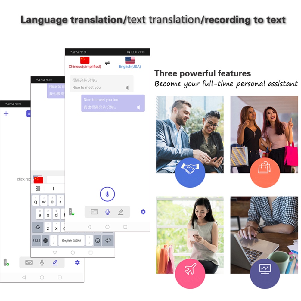 K8 intelligent voice translation machine translation stick spoken ...