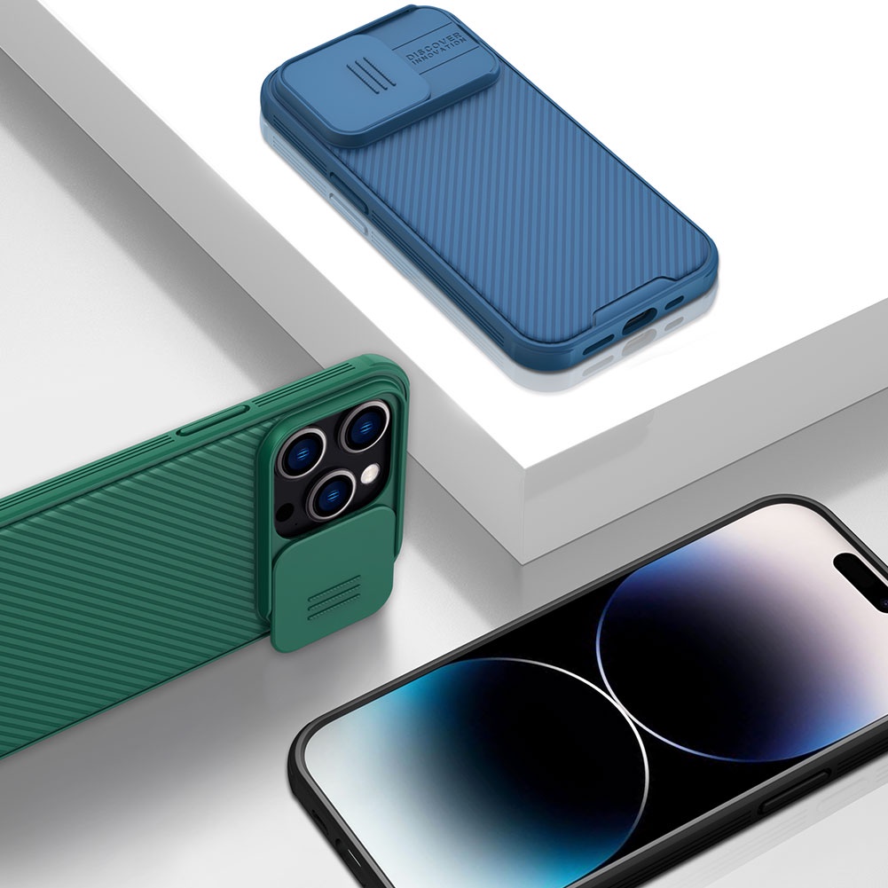 thumbnail interactive-video image 1 of Shockproof Slide Camera Stand Case For IPhone 16 15 Pro Max 14 Pro 13 12 Cover 1 of 5