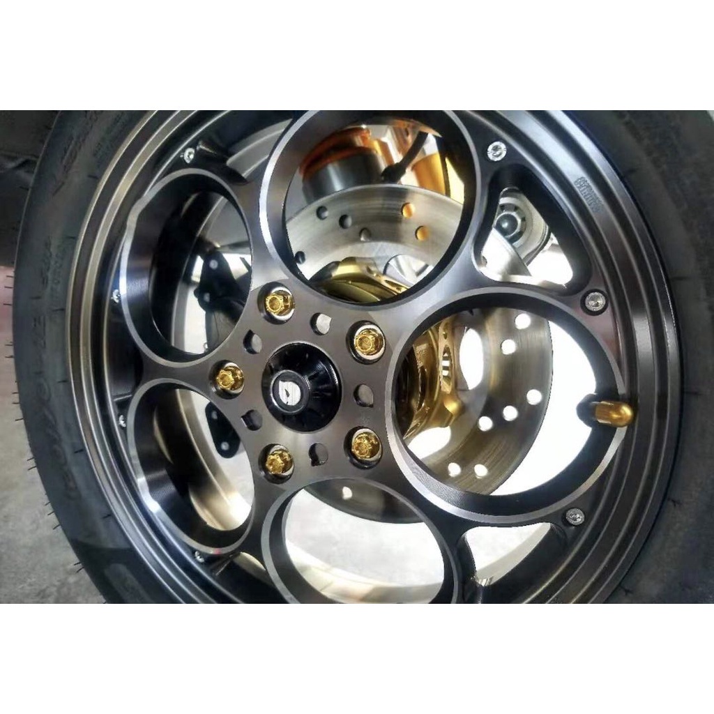 Motorcycle Real Titanium Alloy Wheel Bolt Hubs Nut Bolts Screw For ...