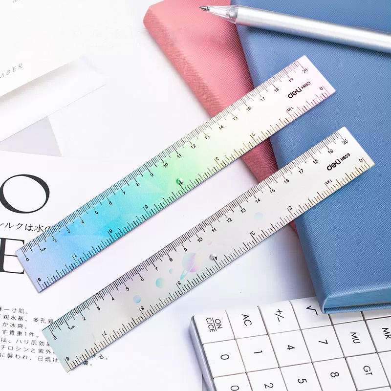 Deli Student Ruler 20cm Study Exam School Stationery Supplies Metric ...