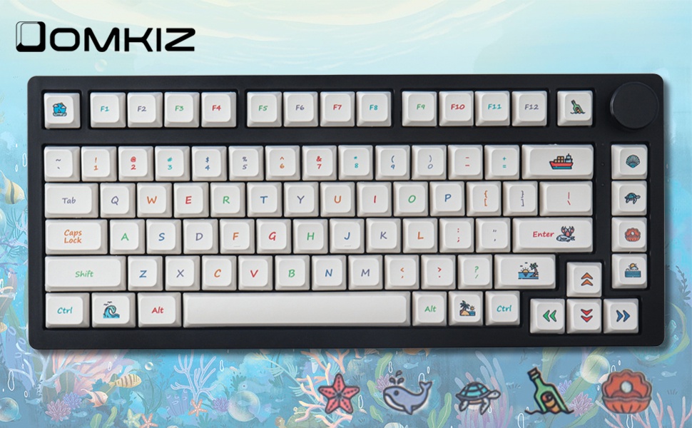 GMK Ocean World Keycap, 132 Keys PBT Keycaps XDA Profile DYE-SUB ...