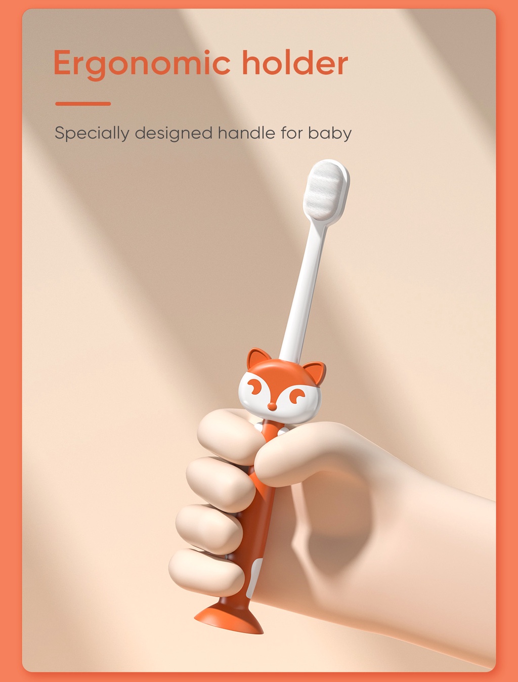 Yoboo Kids Oral Care Toothbrush | Fine Bristles | For Ages 3-9 ...