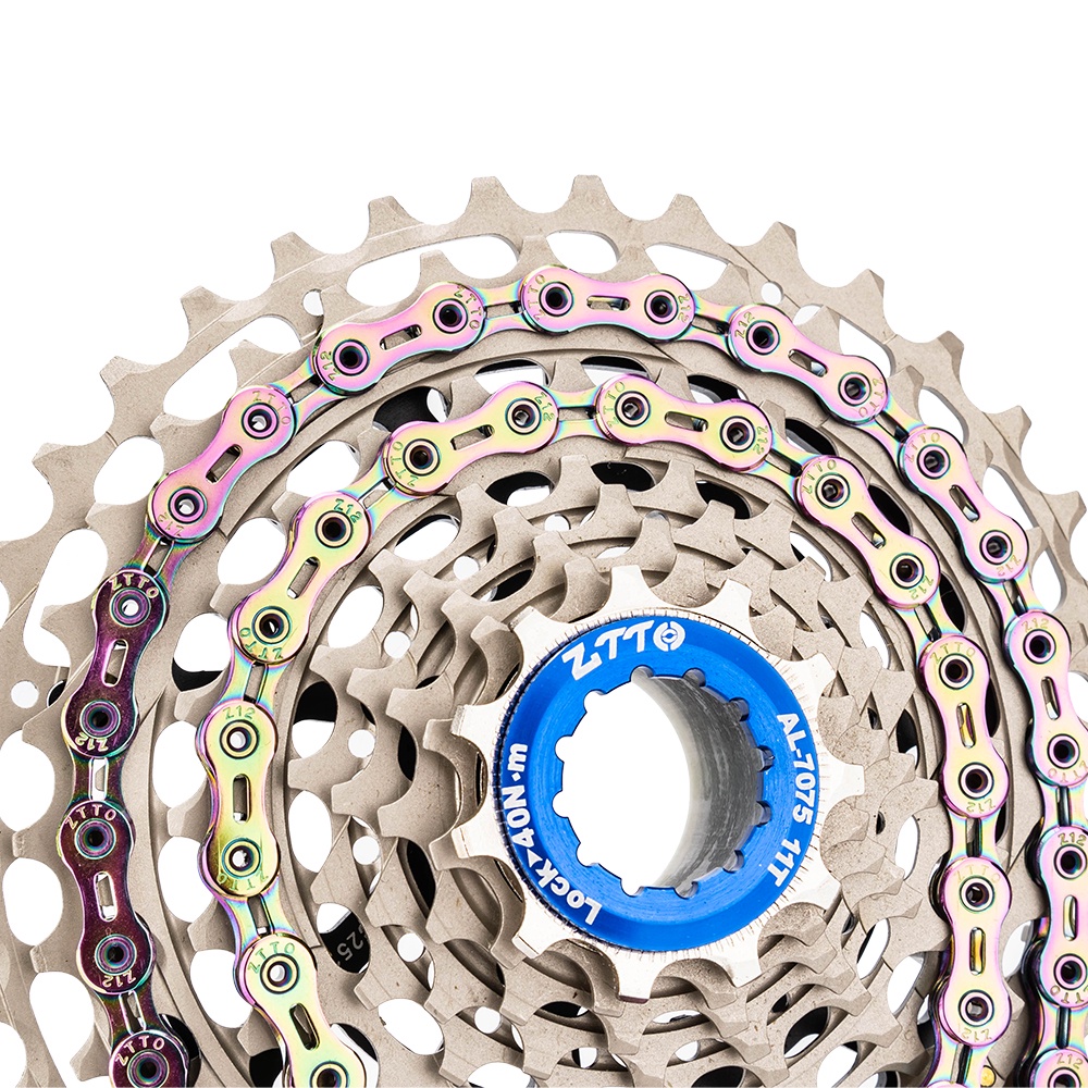 ZTTO 12 Speed Bicycle Chain 126 Links MTB Road Bike 12S Chains 12speed ...