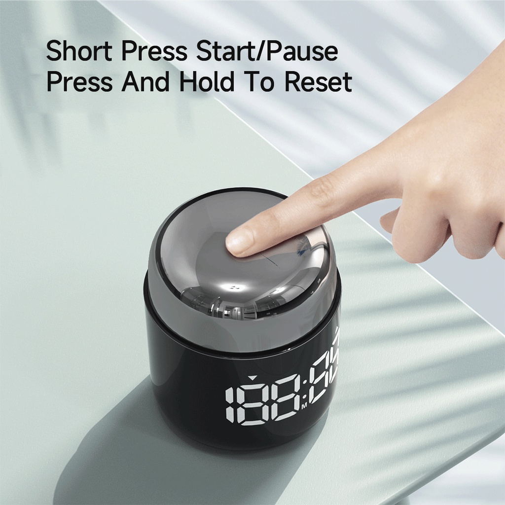 Haptime Rotary Timer with Countdown and Positive Timing HD LED Display ...