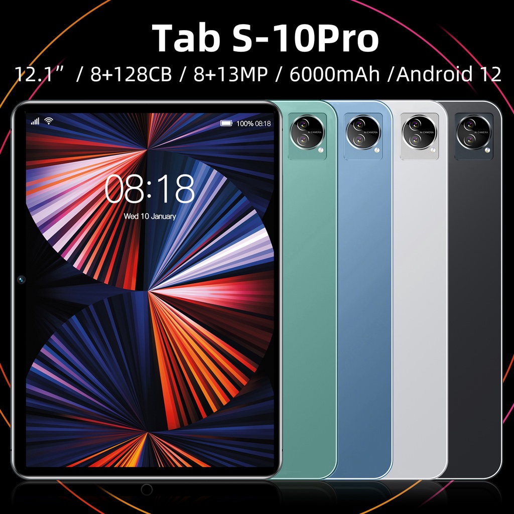 Sam.sumgTab S-10Pro Original Tablets 12 Inch 8GB + 256GB Android Tablet ...