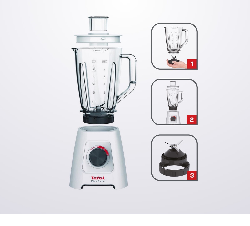 Tefal Blendforce Blender BL427165 with Mill Grinder Shopee