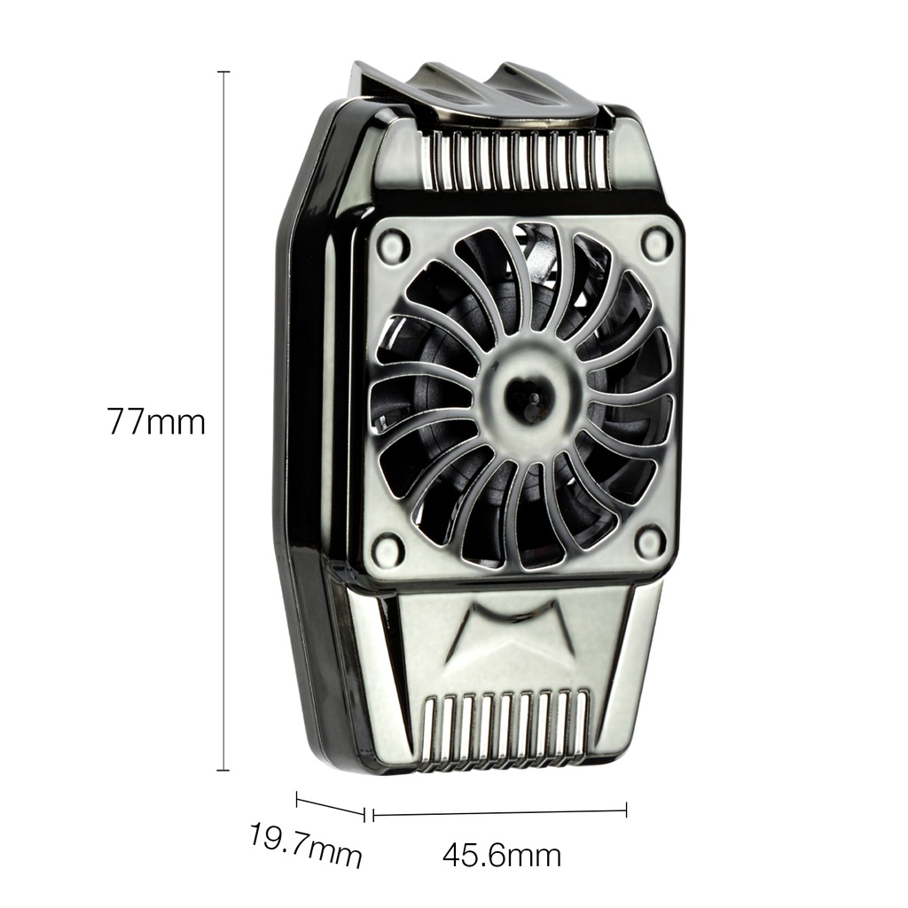 Deli Universal Mini Mobile Phone Cooling Fan Radiator Game Cooling Fan ...