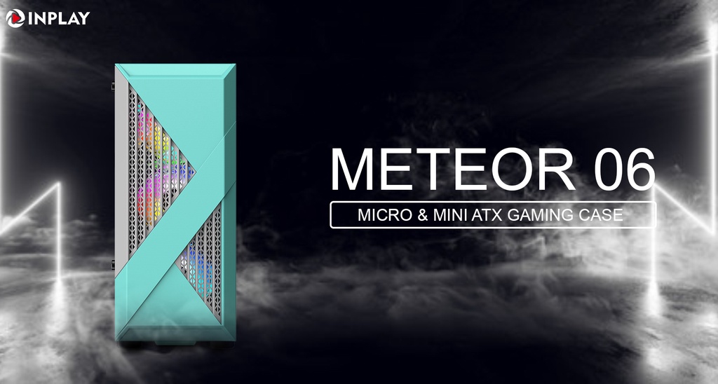 Inplay Meteor 06 | MATX/ATX Case LED Effects and Tempered Glass ...