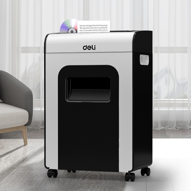 Deli Paper Shredder A4 Paper Shredder Machine Automatic Heavy Duty ...