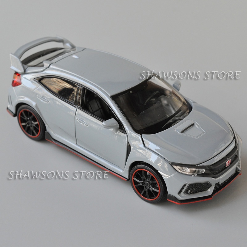 1:32 Scale Diecast Metal Car Model Honda Civic Type R Replica Pull Back ...