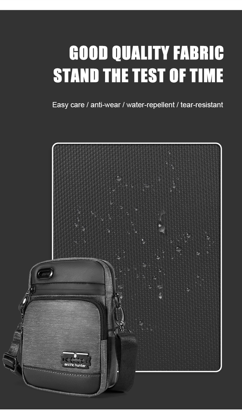 Arctic Hunter K00088 Large Water Resistant Anti-Theft Crossbody