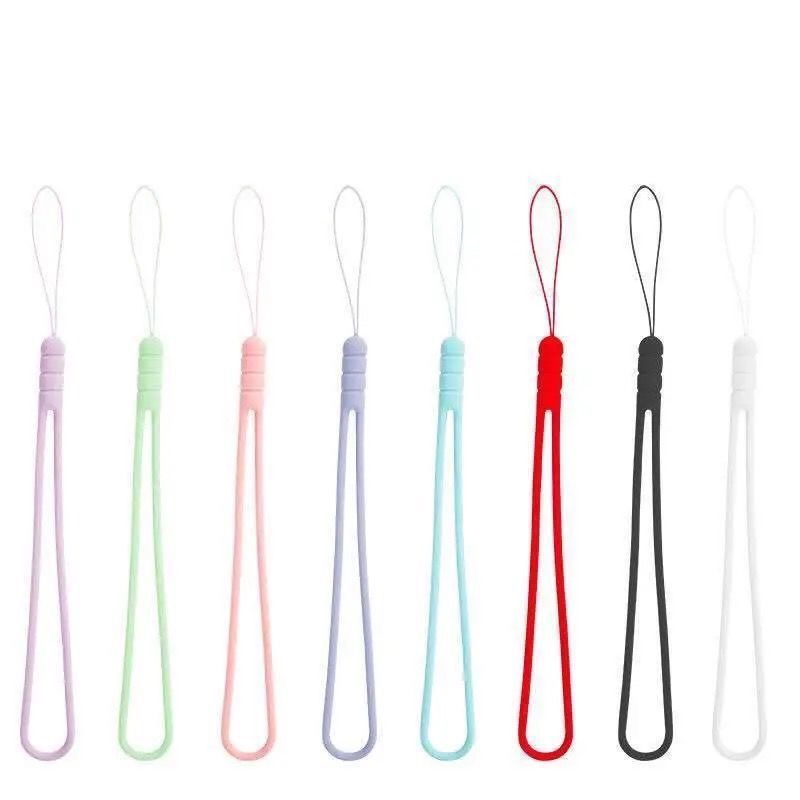 Universal Hand Wrist Strap Liquid Silicon Lanyard Anti-fall Pendant ...