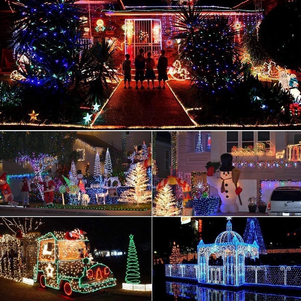 New 10/22/32m Led String Tube Light 8 Modes Lampu Fairy Lights ...