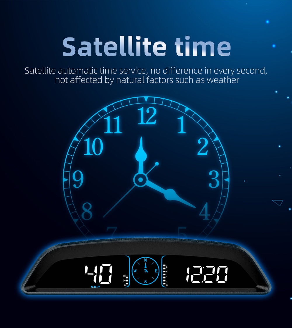 SinoTrack Digital Gps Speedometer Universal Heads Up Display For Car 5. ...