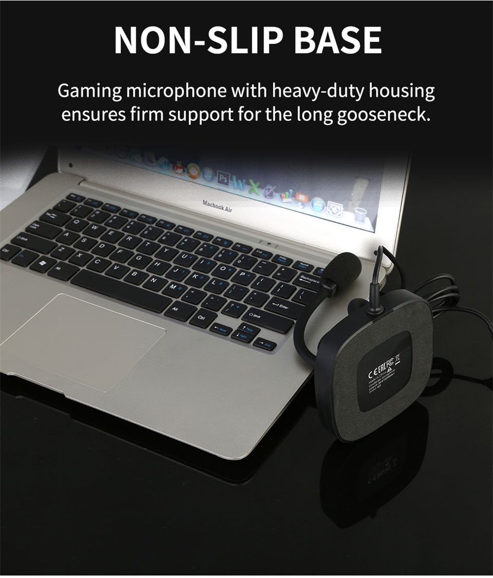 USB Microphone Yanmai Computer PC Gooseneck Microfone with Mute Button ...