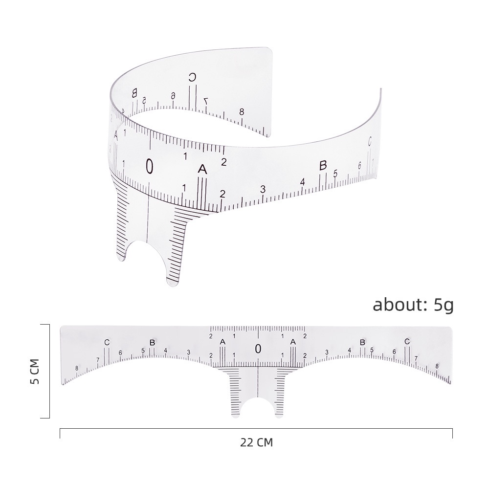 Tattoo Mask Ruler Standard Ulnar Eyebrow Positioning Ulnar Eyebrow ...