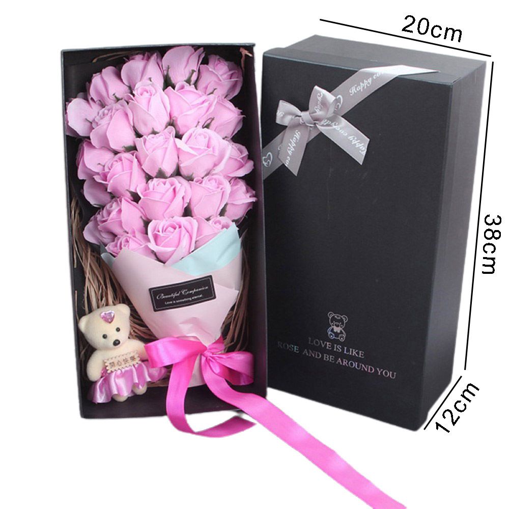 Paadyy 18 /33 pcs Roses valentine's day present for girlfriend