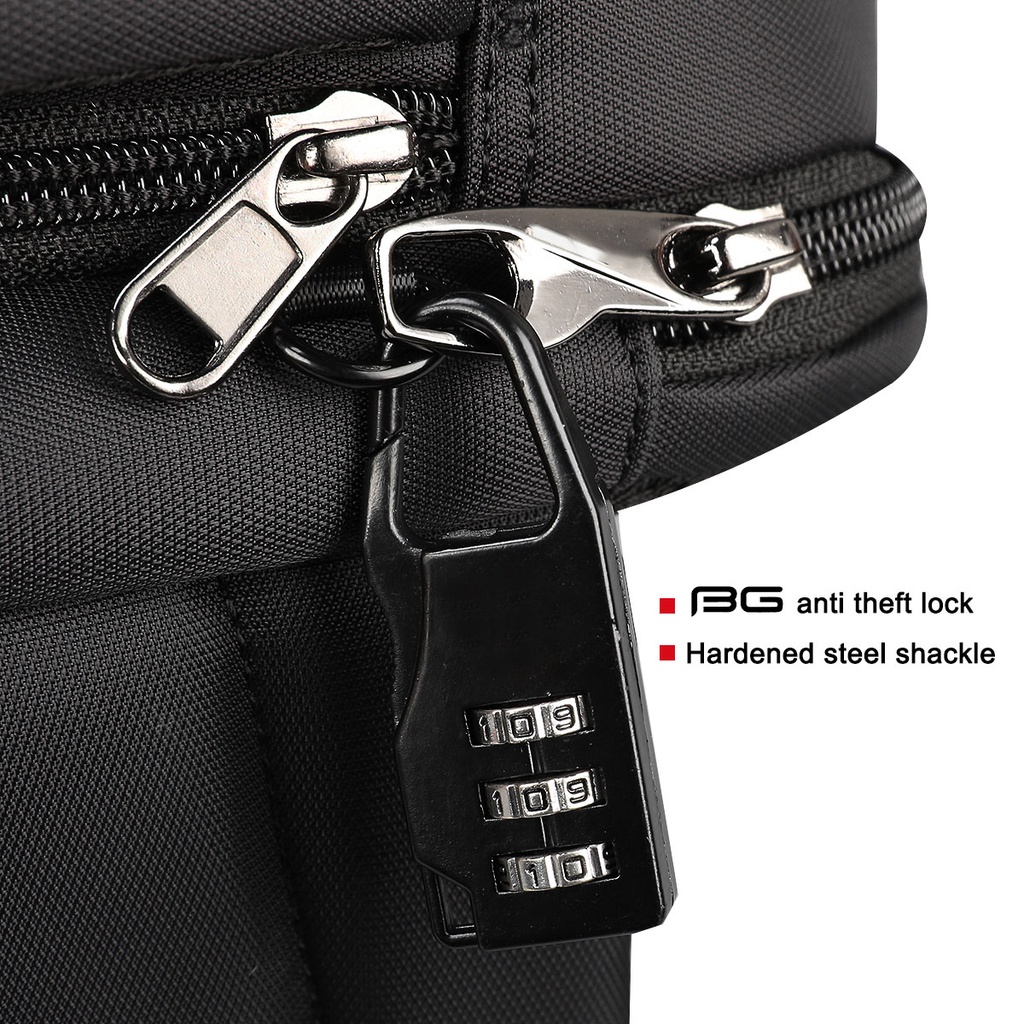 Anti Theft Dial Combination Lock System for Backpack bag | Shopee ...