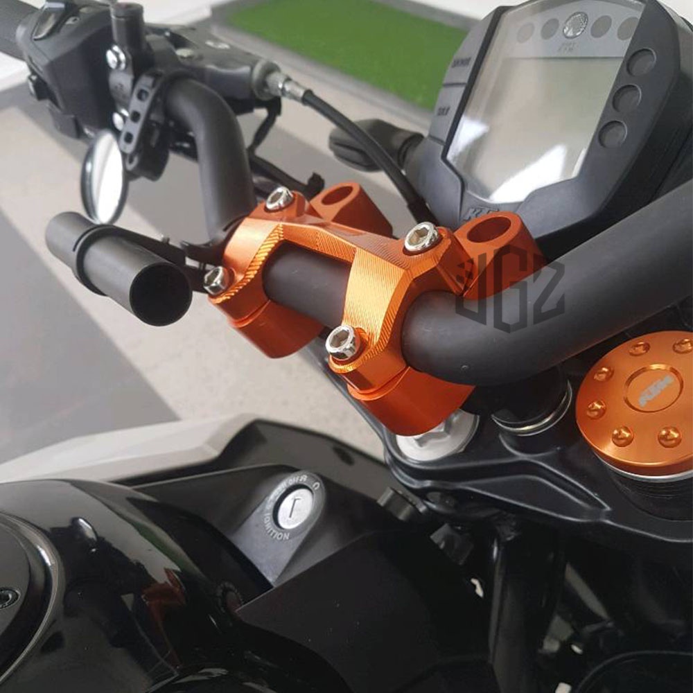 Motorcycle CNC Handlebar Riser Handle Bar Heightening Code Clamp ...