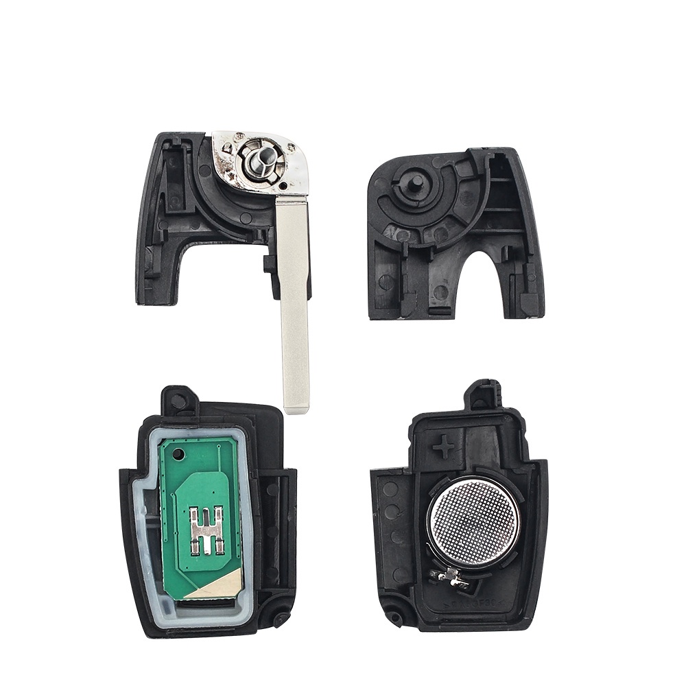 Dandkey 433MHz 3 Buttons Flip Folding Remote Control Key for Ford Focus Fiesta 2013 Fob Case