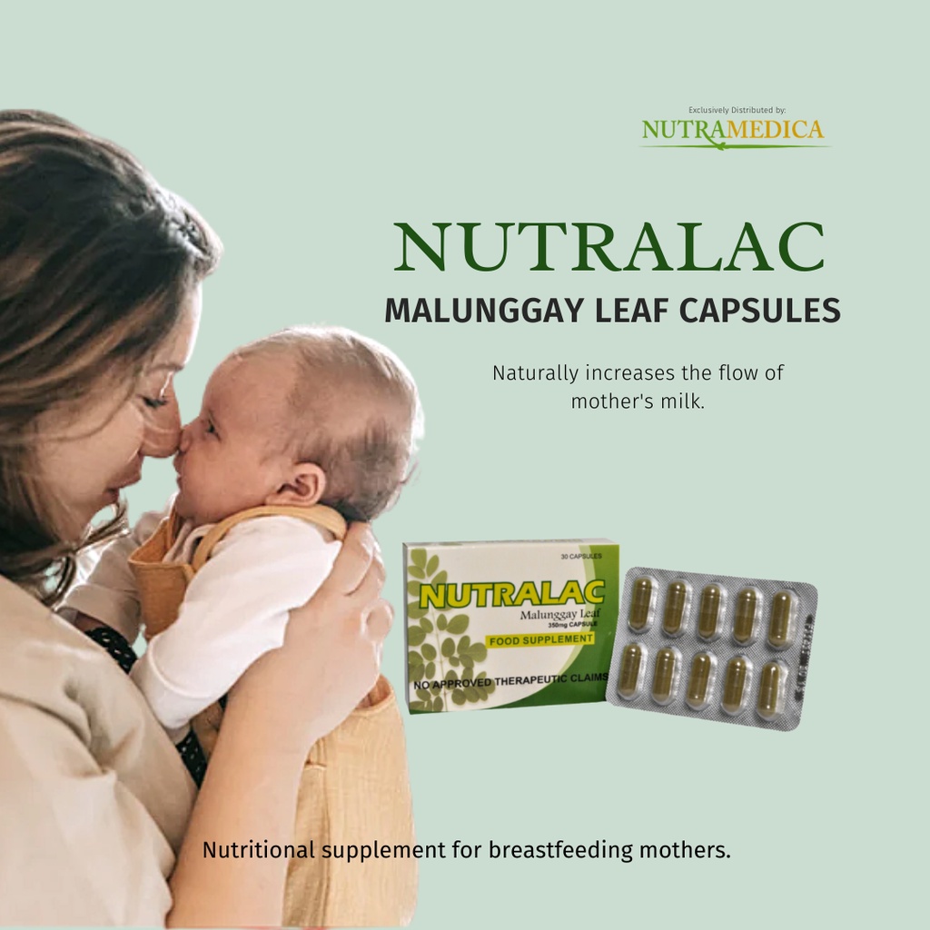 Nutralac I Malunggay Capsule I Moringa Capsule I Food Supplement I ...